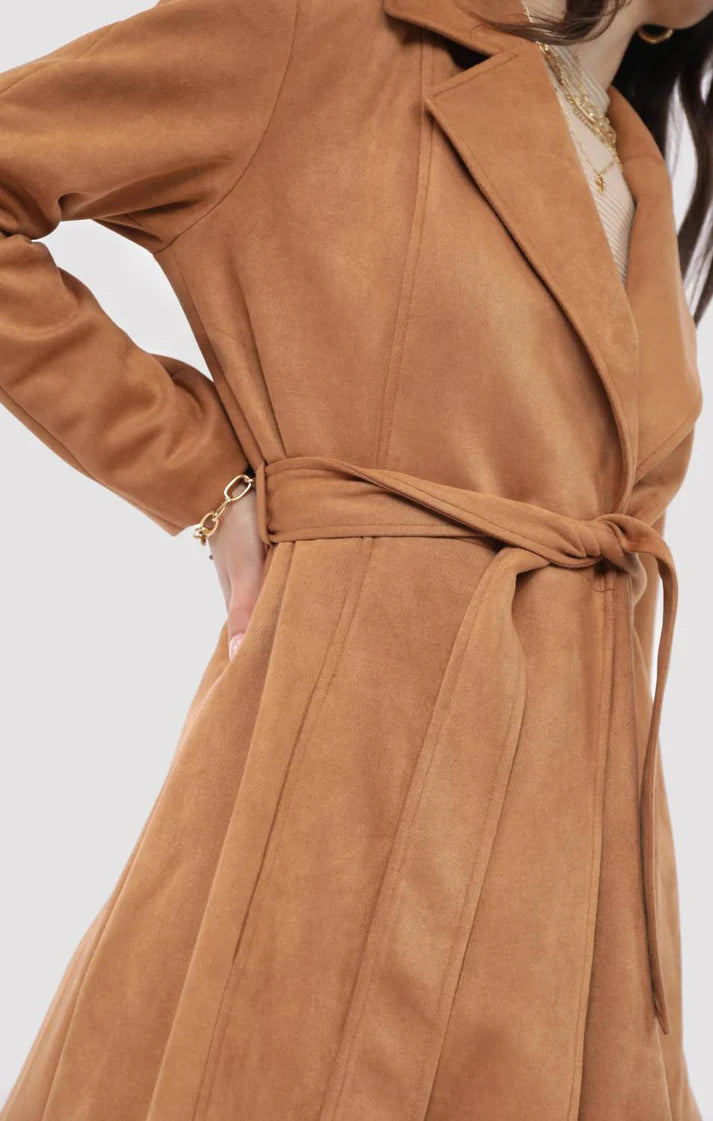 Sadie and Sage Faux Suede Jacket-MED ONLY