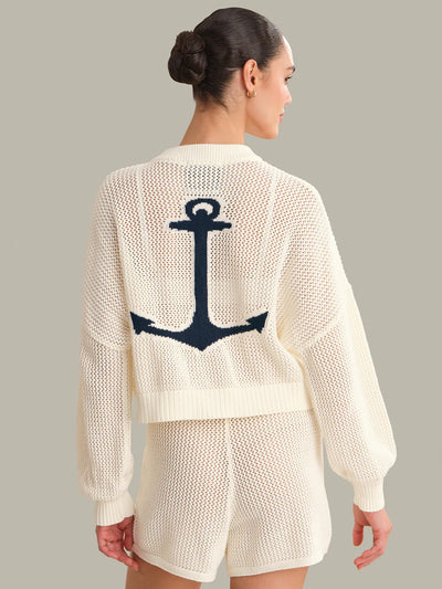 525 America Nautical Tide Cardigan