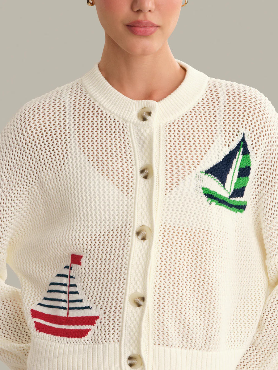 525 America Nautical Tide Cardigan