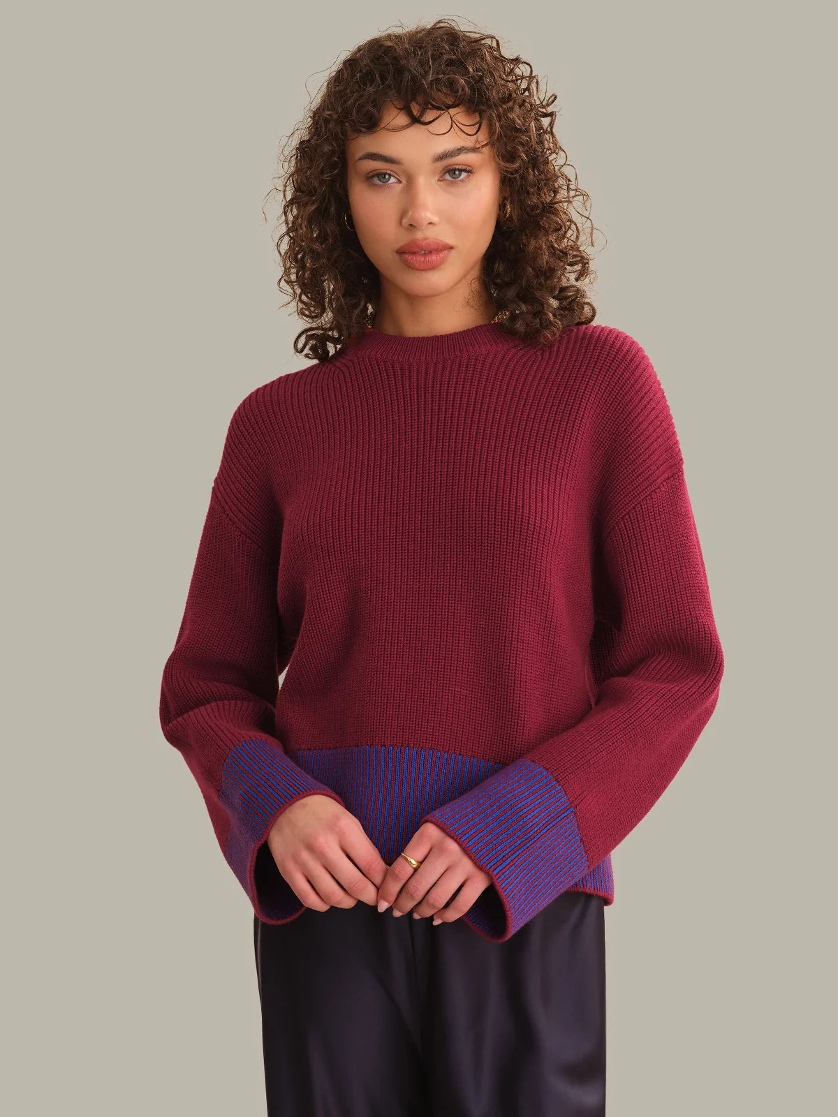 525 America Sienna Stripe Sweater
