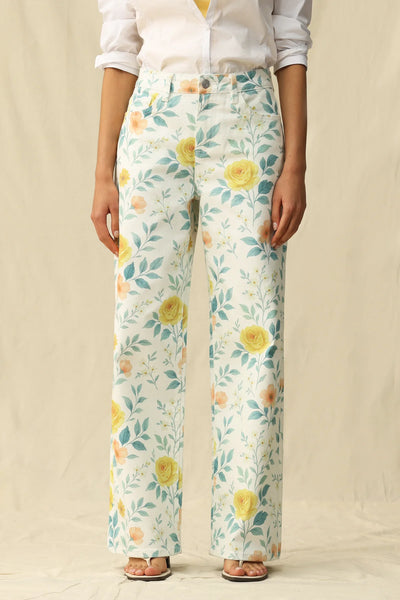 Bayeas Floral Jeans-29 and 30 ONLY