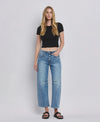 Vervet HIgh Rise Barrel Jean-26,28, 29 ONLY