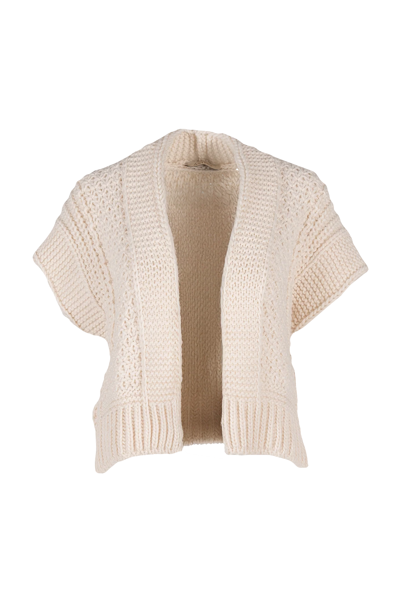 Tan Astrid Short Sleeve Cardigan