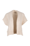 Tan Astrid Short Sleeve Cardigan