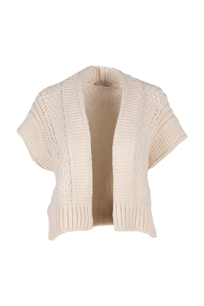 Tan Astrid Short Sleeve Cardigan