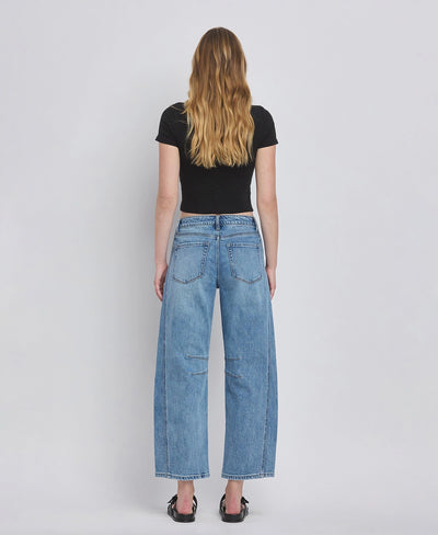 Vervet HIgh Rise Barrel Jean-26,28, 29 ONLY