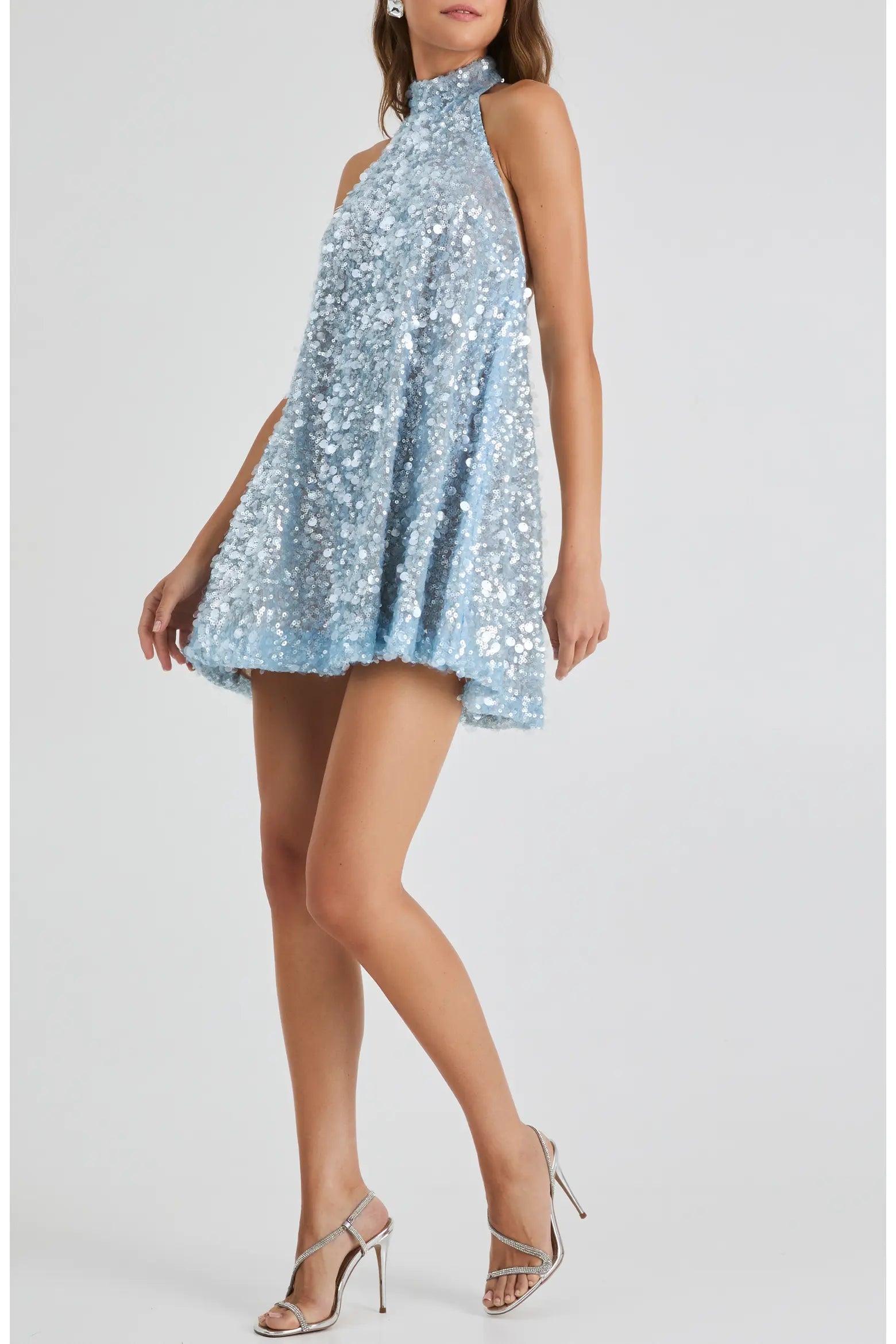 Helsi Icy Blue Sequin Dress