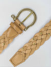 Tan Braided Carly Belt