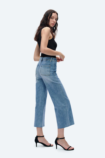 Bayeas High Rise Stretch Crop