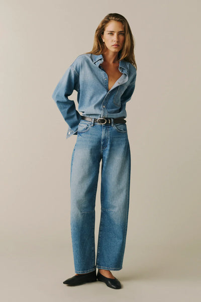 Warp and Weft Barrel Jean