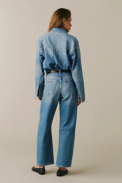 Warp and Weft Barrel Jean