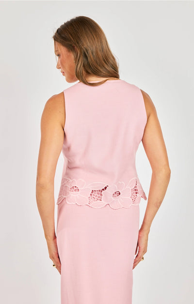 Sadie and Sage Blushing Pink Vest