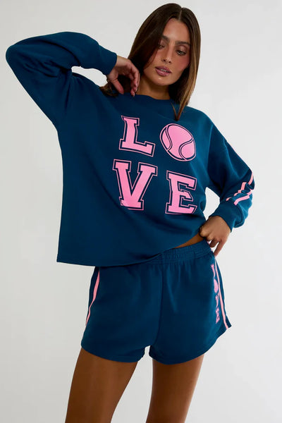 Beach Riot TENNIS Sweatshirt AND Shorts - SET!!!
