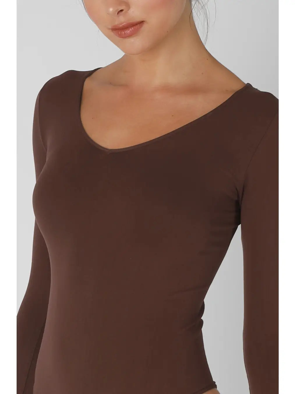 Nikki Bikki Bodysuit in Chocolate