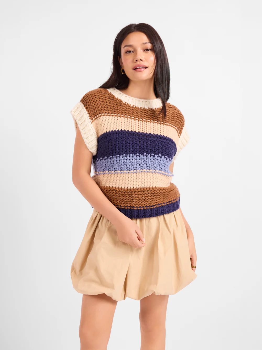 Sadie and Sage Bookmark Striped Sweater