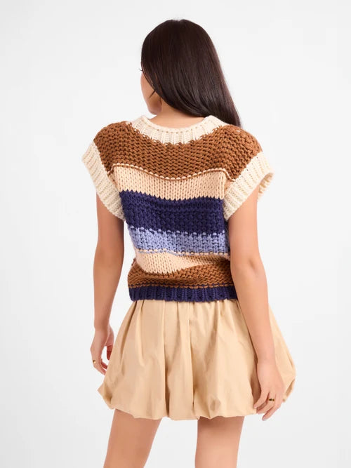 Sadie and Sage Bookmark Striped Sweater