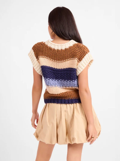 Sadie and Sage Bookmark Striped Sweater