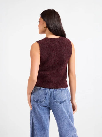 Sadie and Sage Warm Cider Sweater Vest