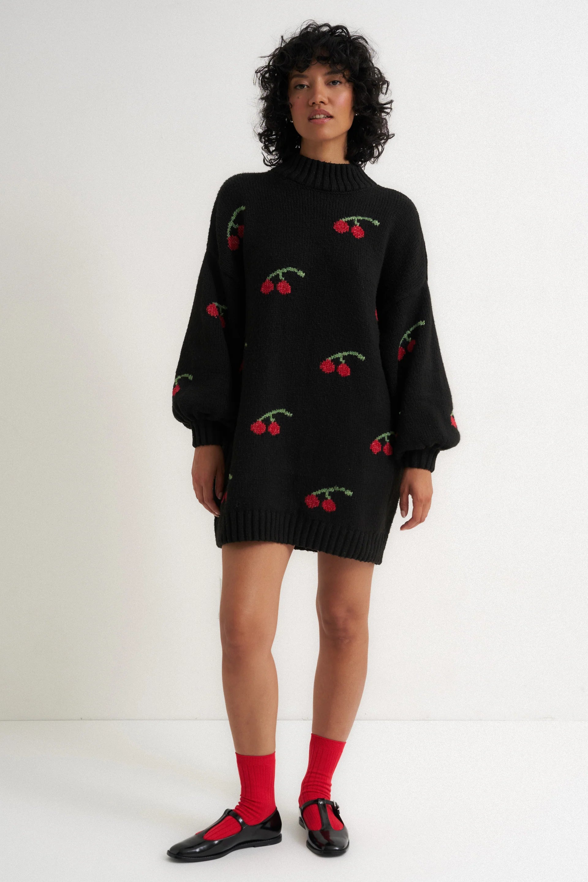 Callahan Bellamy Cherry Sweater Dress