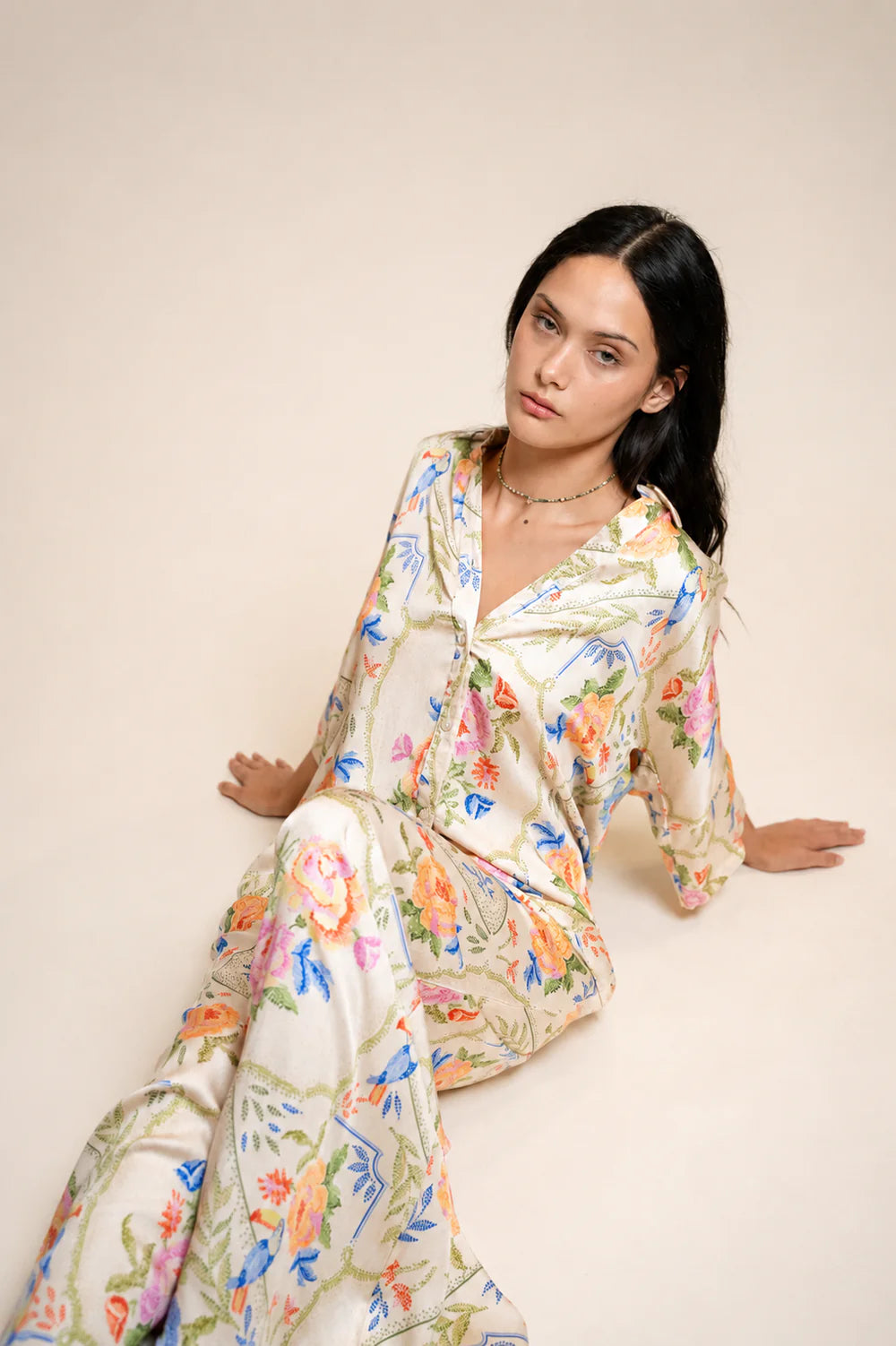 ZL Europe Floricana Blouse - SMALL ONLY