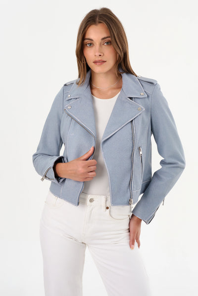 LaMarque Donna Denim LEATHER Jacket-XS ONLY