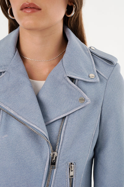 LaMarque Donna Denim LEATHER Jacket-XS ONLY