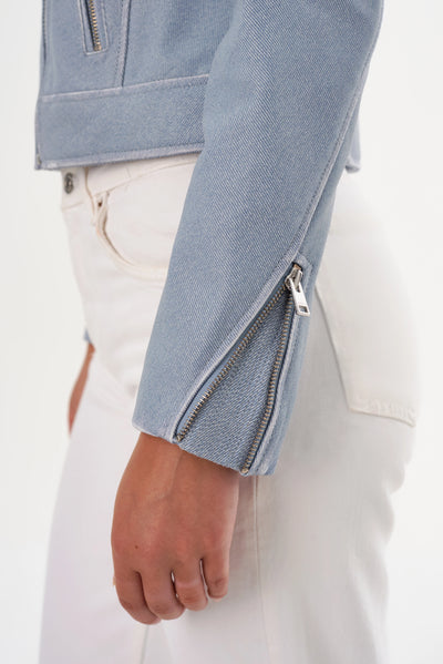 LaMarque Donna Denim LEATHER Jacket-XS ONLY