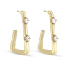 Mini Erica Sqaure Drop Earrings