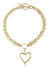 L George Open Heart Necklace