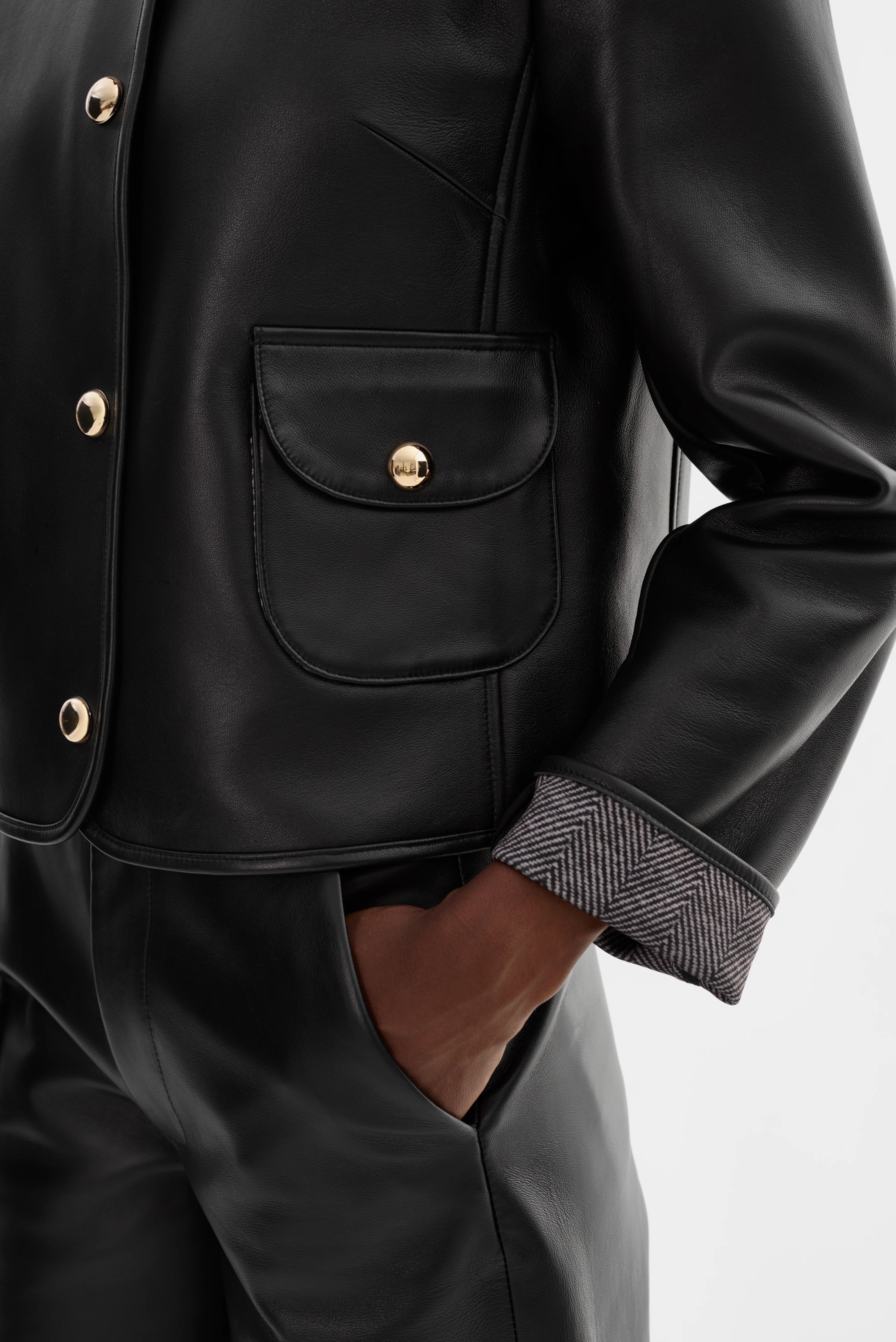 Lamarque Francesca Leather Jacket-MED ONLY