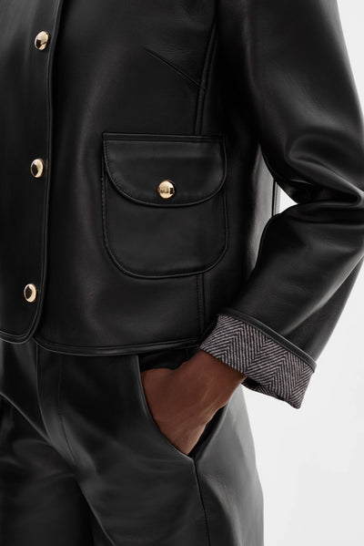Lamarque Francesca Leather Jacket-MED ONLY