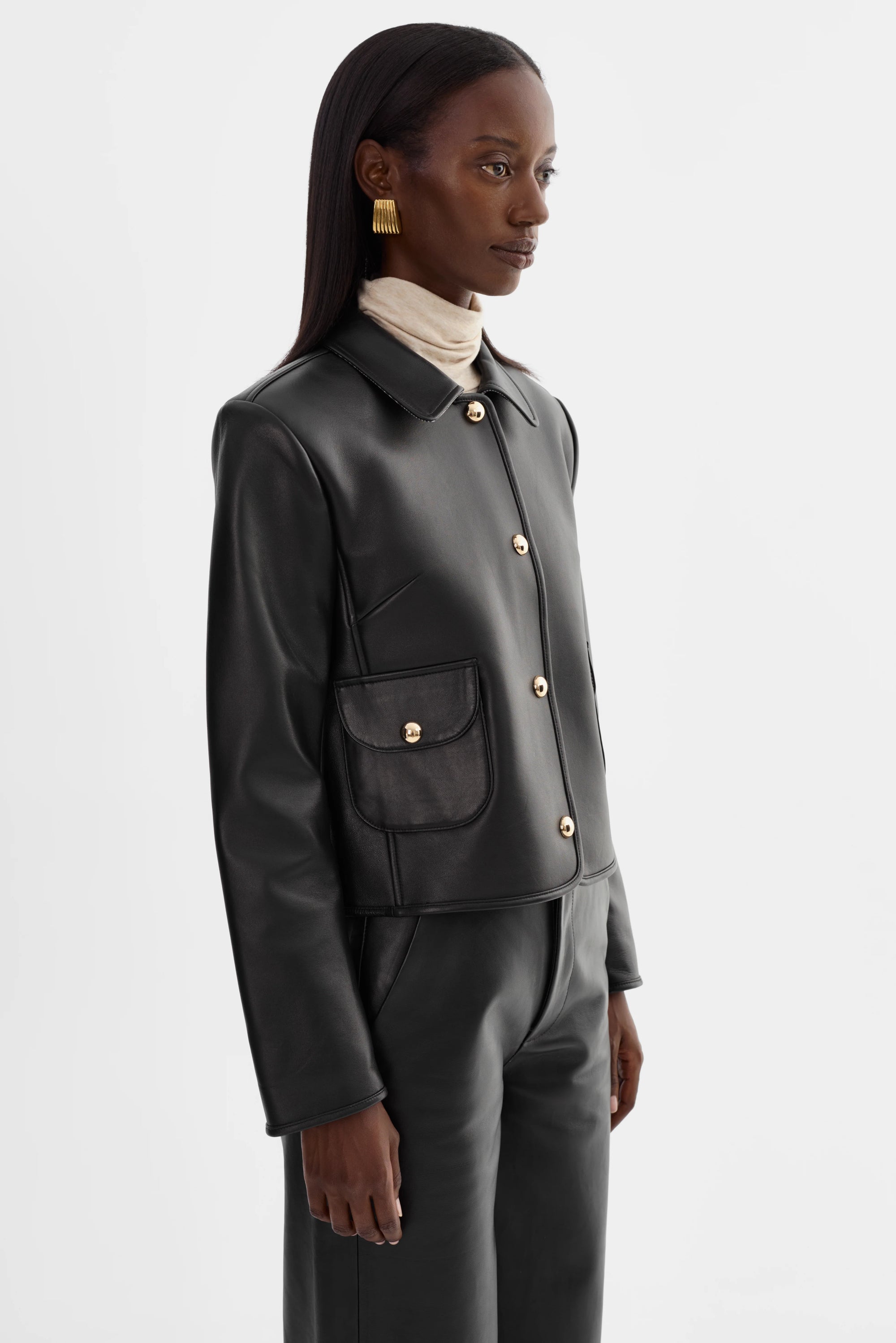 Lamarque Francesca Leather Jacket-MED ONLY