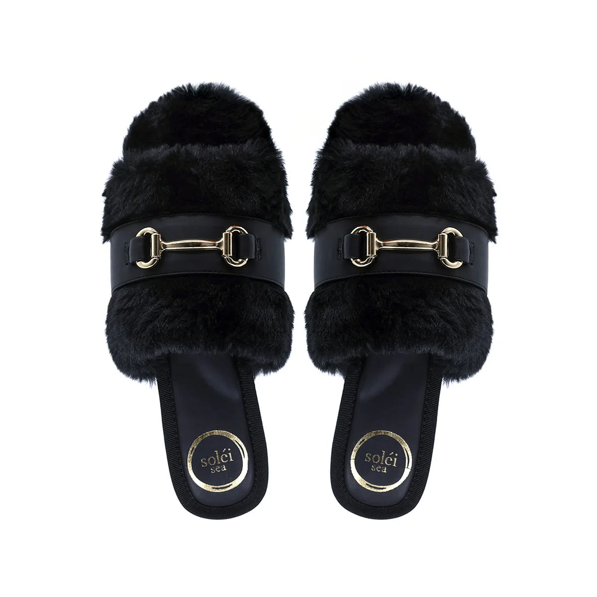 Solei Sea Hanni Fur Slide