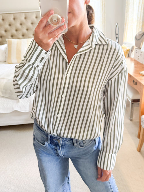 DEAL OF THE DAY: Oversized Button Down- LARGE ONLY