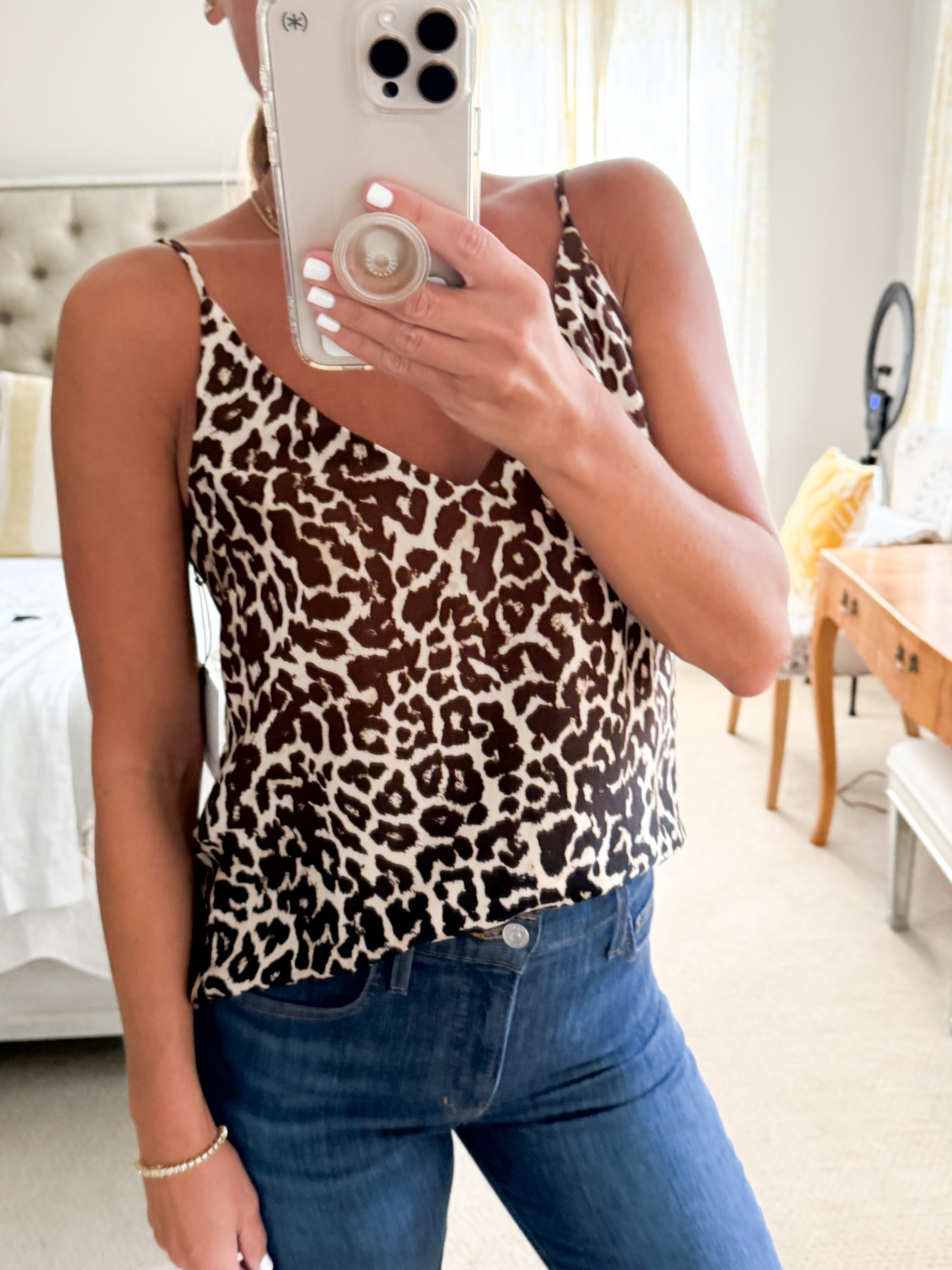 Bella Dahl Ombre Leopard Tank