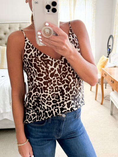 Bella Dahl Ombre Leopard Tank
