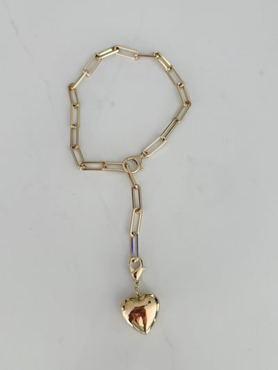 Short LGeorge Heart Necklace