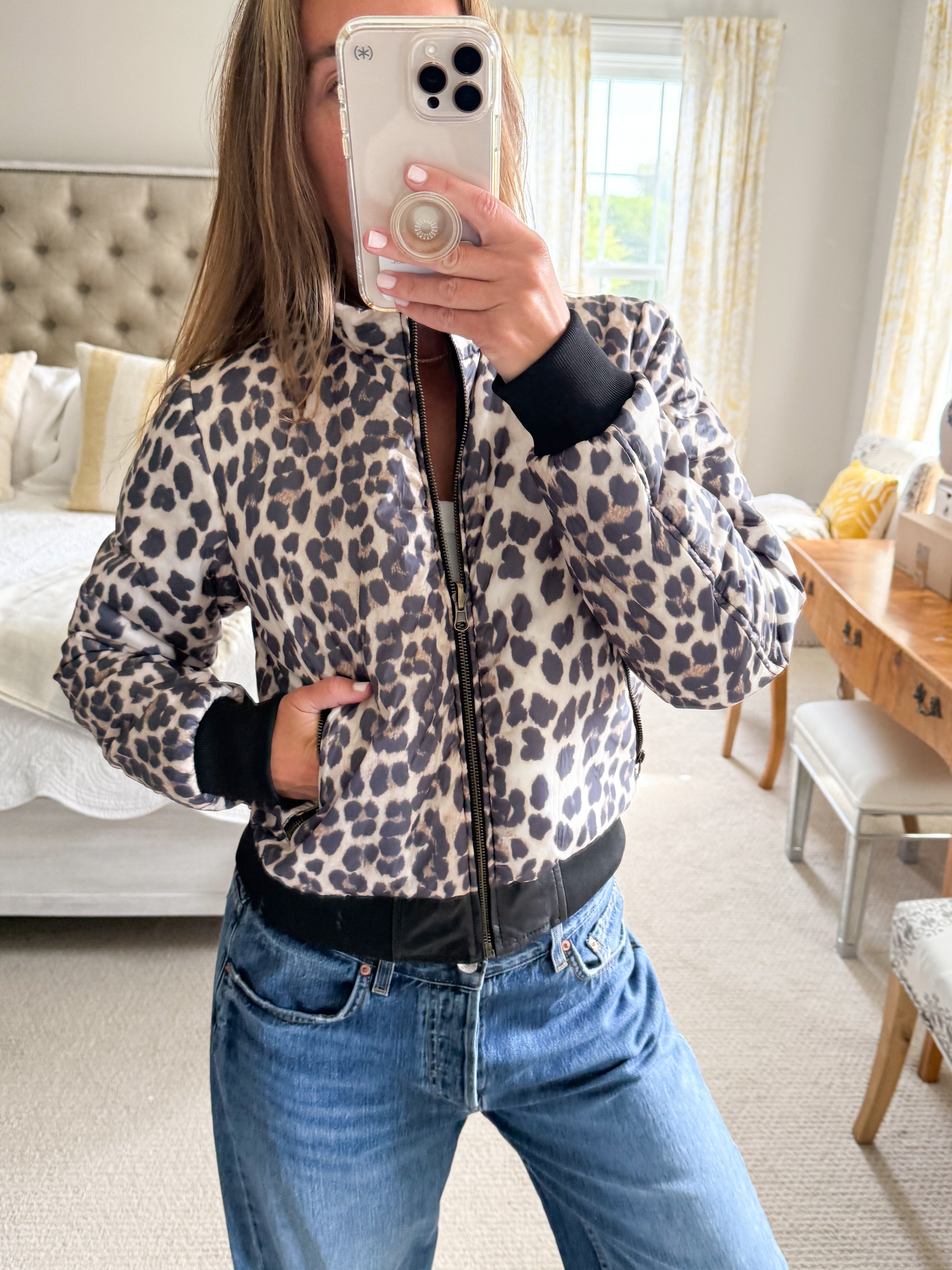 Freaky Nation REVERSIBLE Leather Bomber