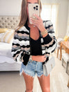 Isla Wave Print Bomber