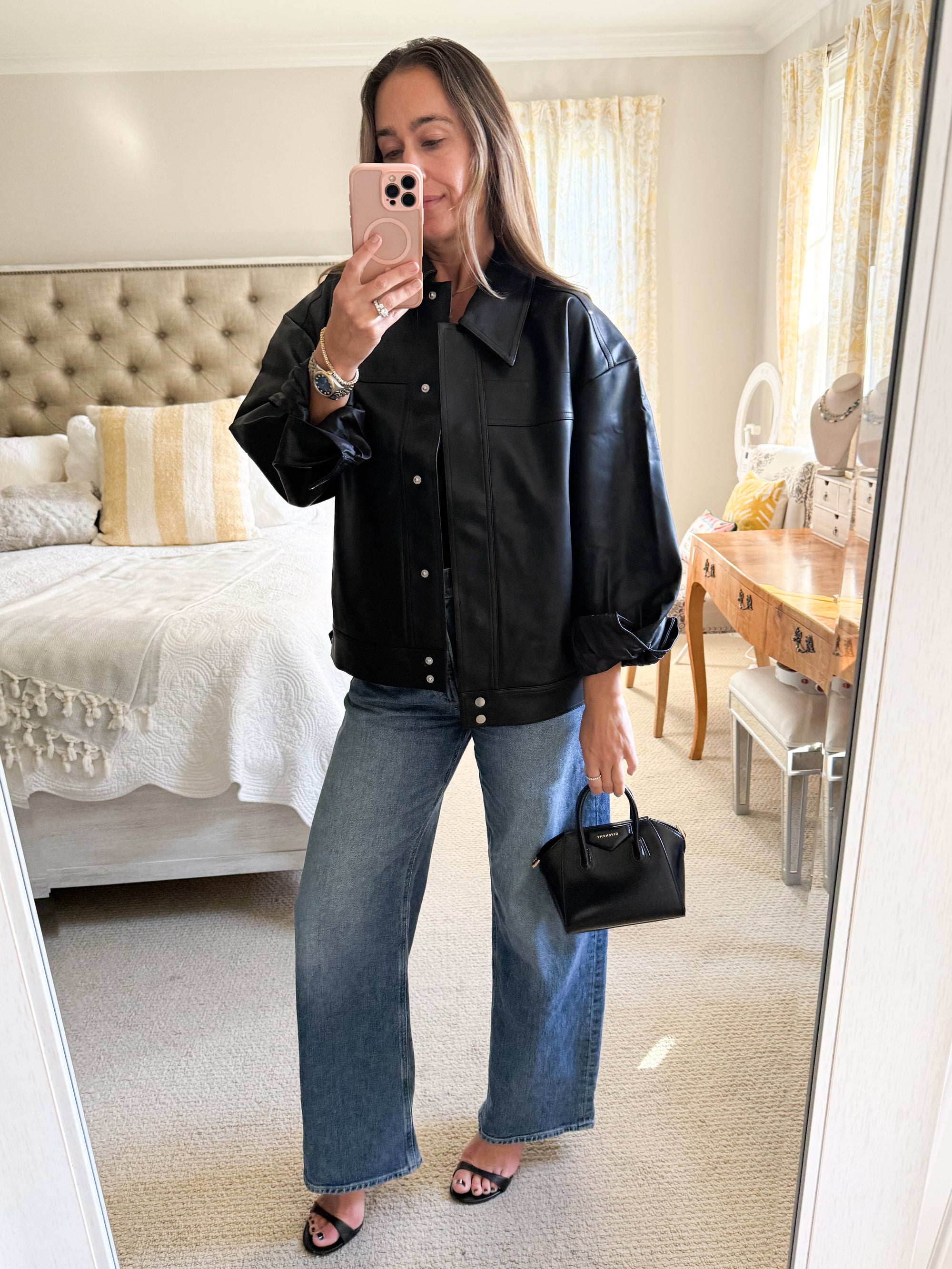 Recycled Leather Luca Jacket