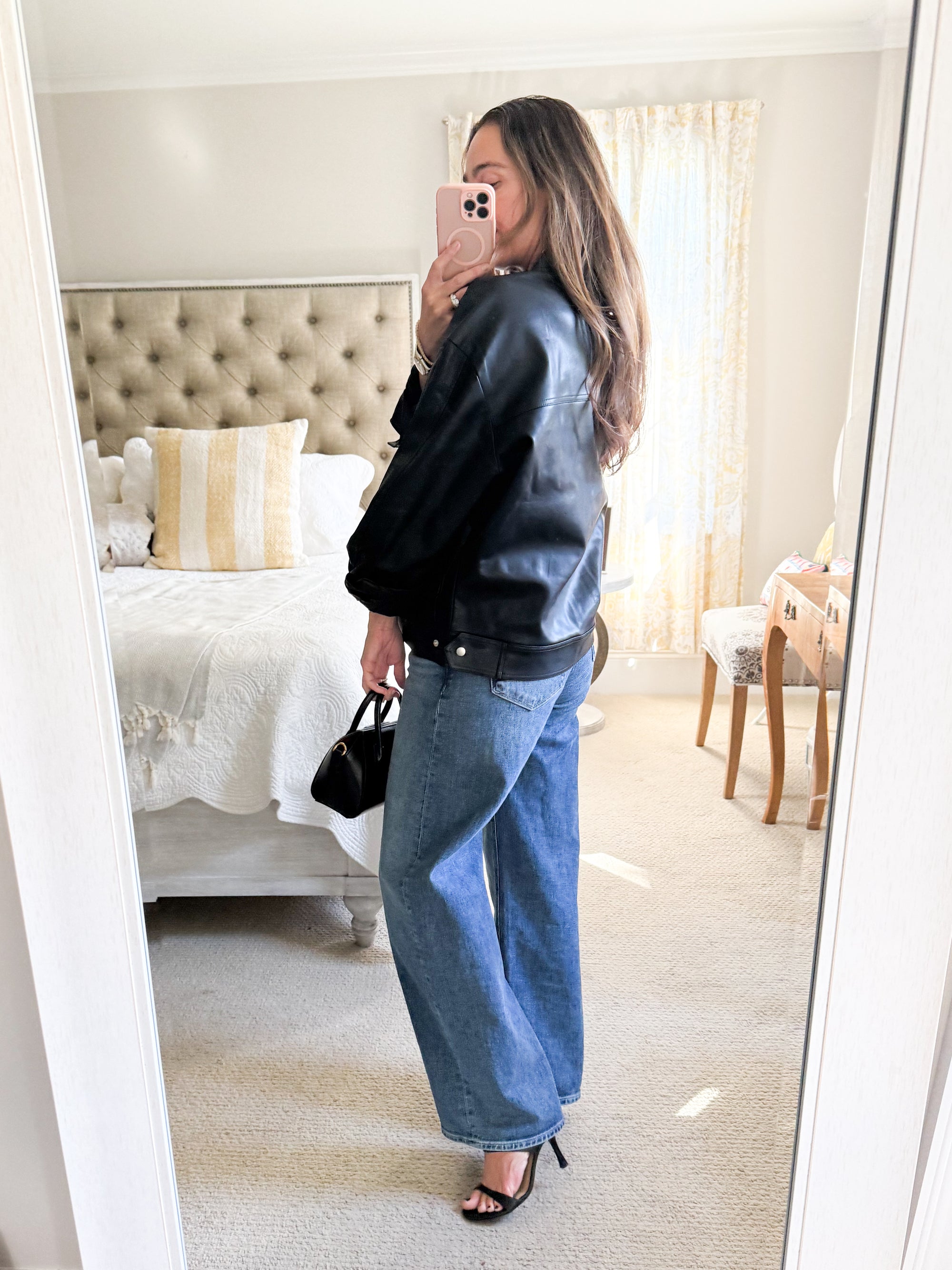 Recycled Leather Luca Jacket