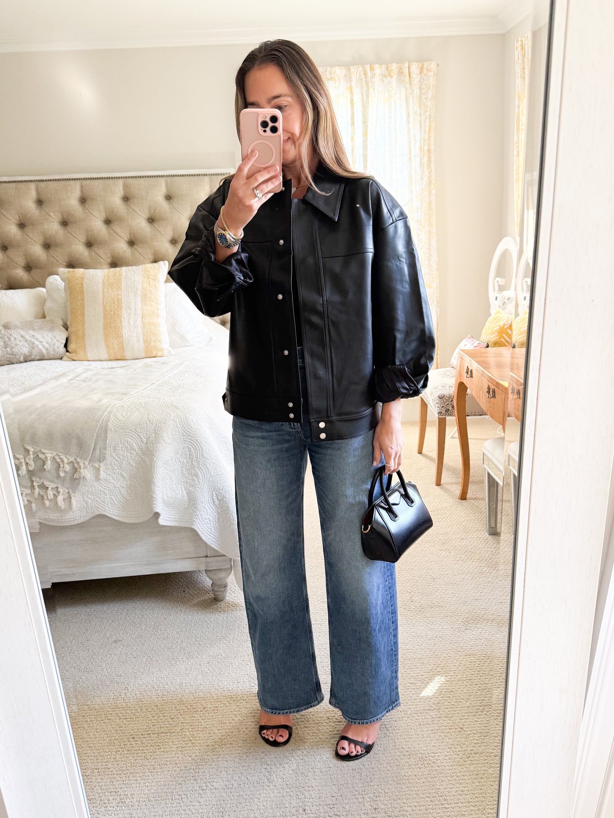 Recycled Leather Luca Jacket