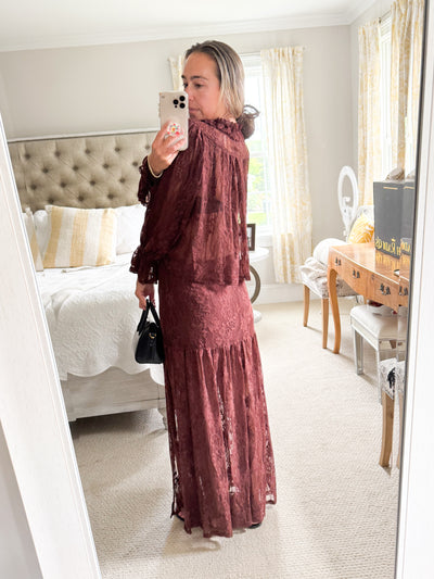 YFB Nima Chantilly Lace Maxi