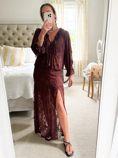 YFB Nima Chantilly Lace Maxi