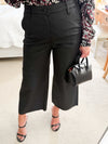Nori Coated Cropped Trouser Jean