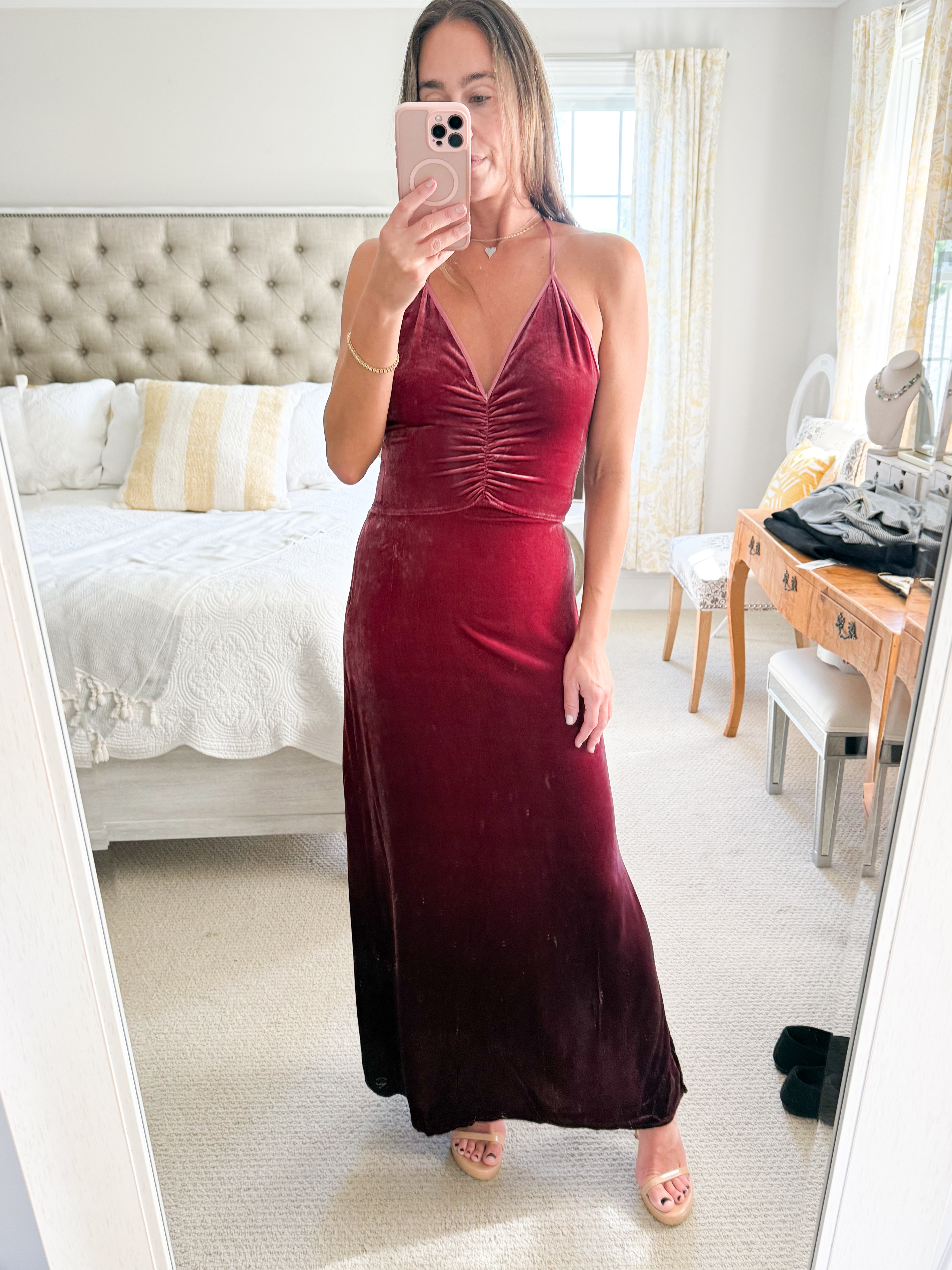 YFB Ombre Velvet Maxi