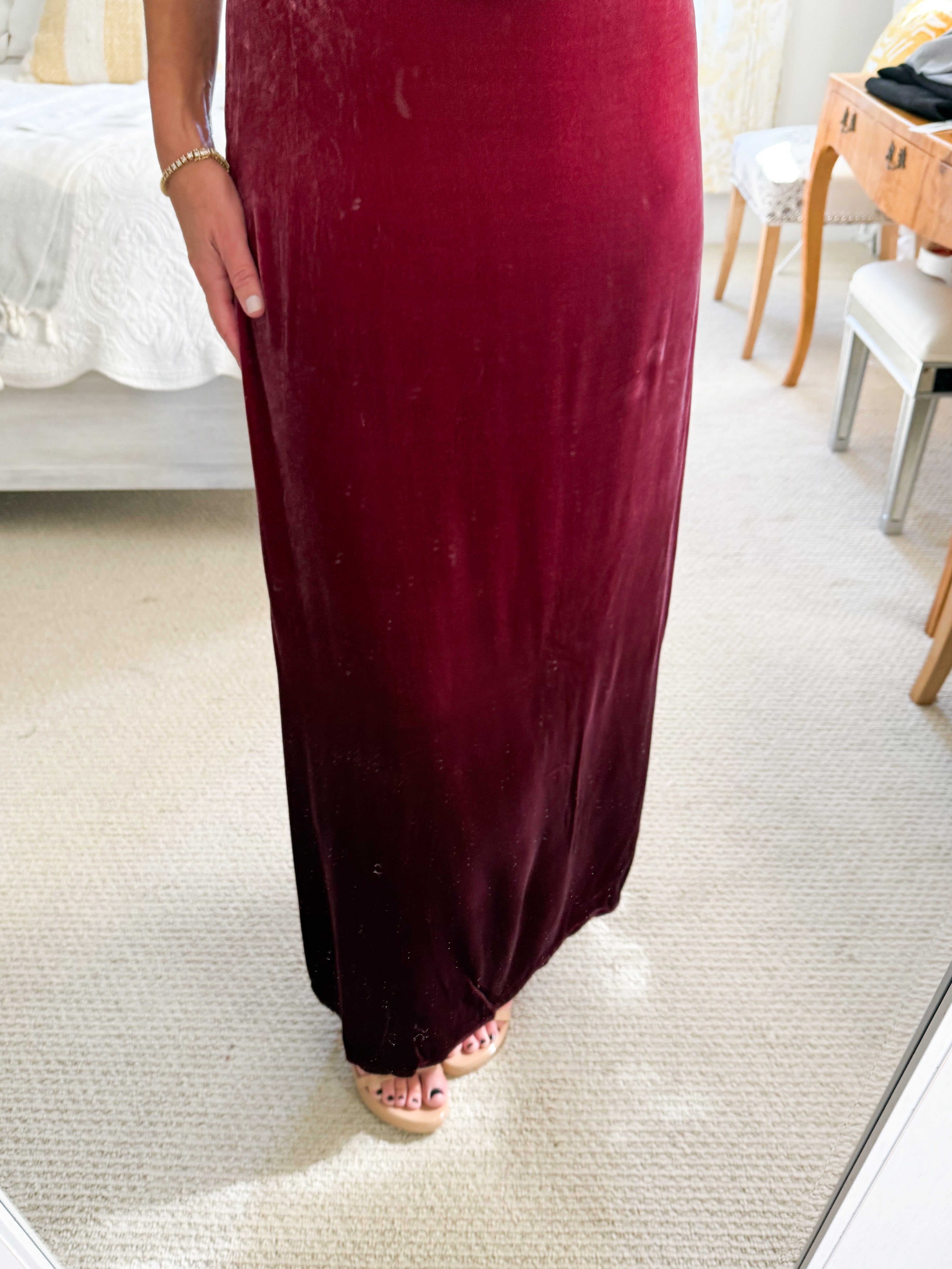 YFB Ombre Velvet Maxi
