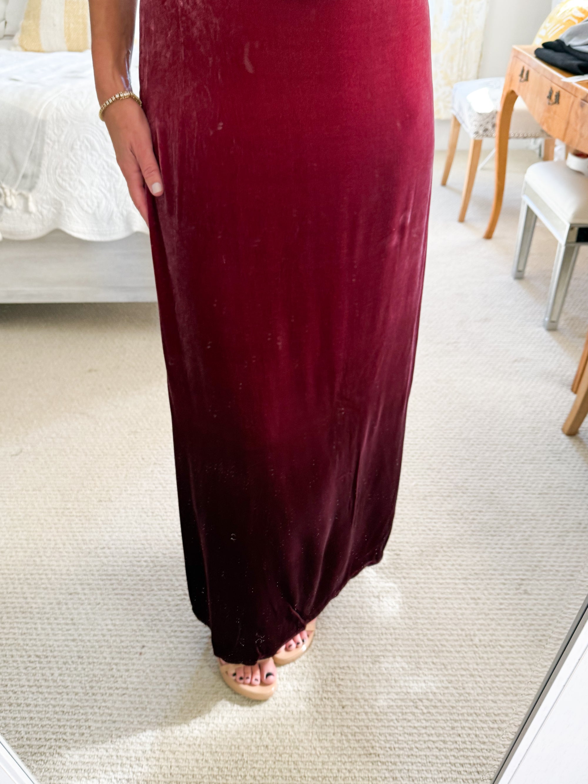YFB Ombre Velvet Maxi