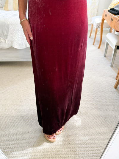 YFB Ombre Velvet Maxi