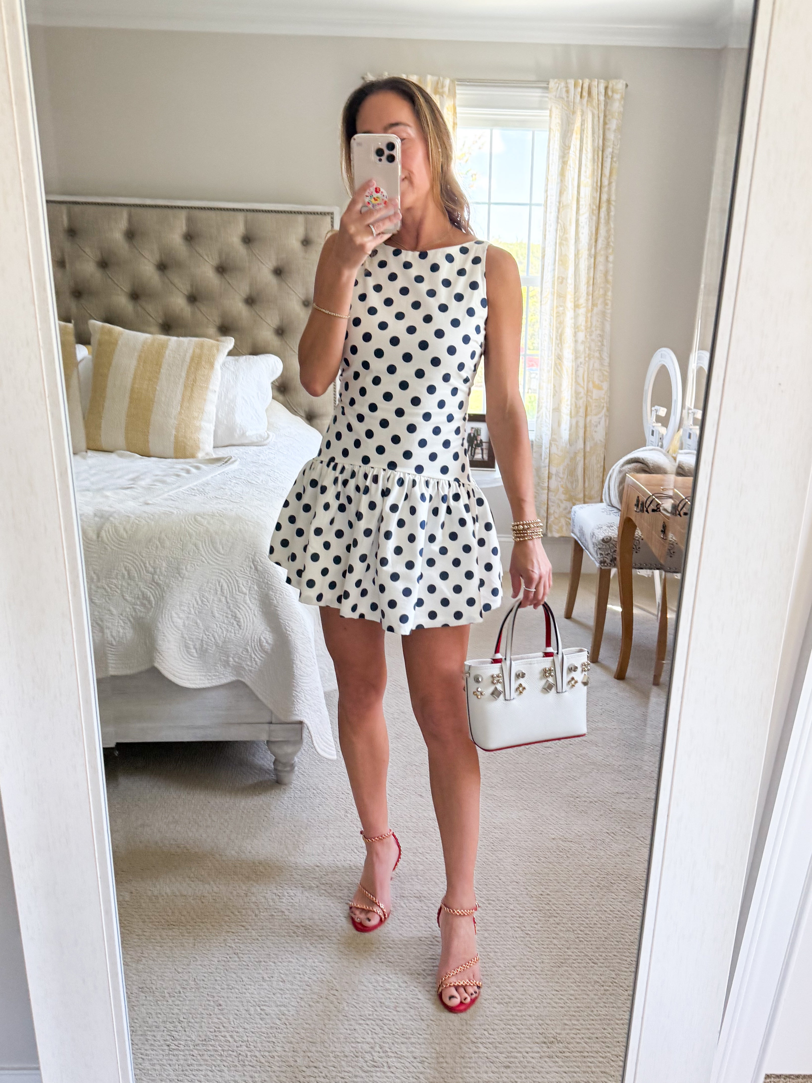 Peixoto Polka Dot Mini Dress